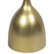 Logan Accent Table in Natural Brass